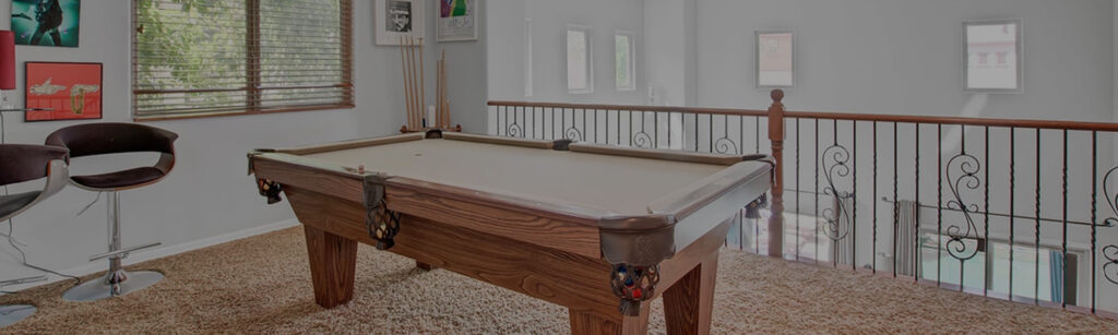 Image of a home interior with a nice pool tabge